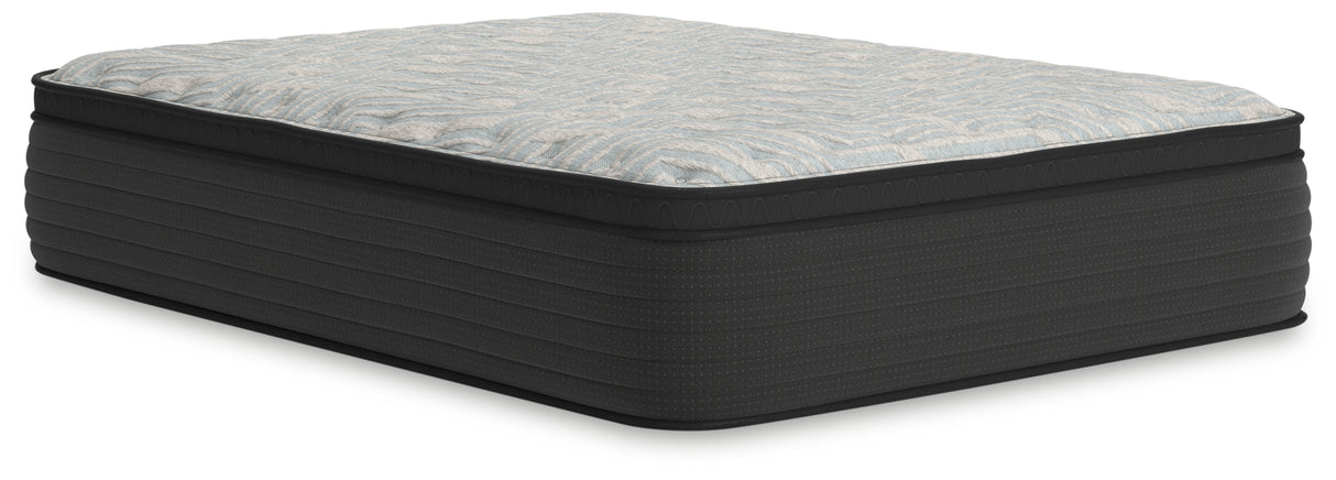 Palisades ET Gray/Blue Queen Mattress from Ashley - Luna Furniture