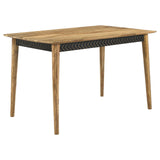 Partridge Natural Sheesham Rectangular Counter Height Table from Coaster - Luna Furniture