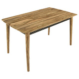 Partridge Natural Sheesham Rectangular Counter Height Table from Coaster - Luna Furniture