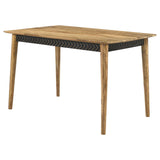 Partridge Natural Sheesham Rectangular Counter Height Table from Coaster - Luna Furniture