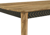 Partridge Natural Sheesham Rectangular Counter Height Table from Coaster - Luna Furniture