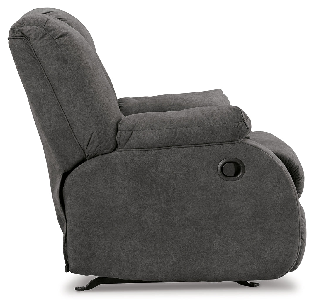 Partymate Slate Recliner - 3690325 - Luna Furniture