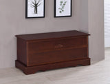 Paula Warm Brown Rectangular Cedar Chest from Coaster - Luna Furniture