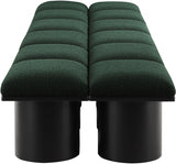 Pavilion Boucle Fabric 12pc. Modular Bench Green from Meridian - Luna Furniture