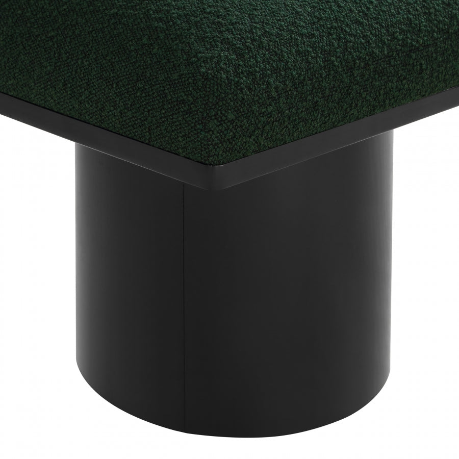 Pavilion Boucle Fabric 2pc. Modular Bench Green from Meridian - Luna Furniture