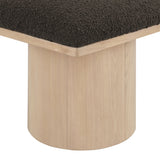 Pavilion Boucle Fabric 4pc. Modular Bench Brown from Meridian - Luna Furniture