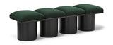 Pavilion Boucle Fabric 4pc. Modular Bench Green from Meridian - Luna Furniture