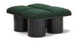 Pavilion Boucle Fabric 4pc. Modular Bench Green from Meridian - Luna Furniture