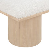 Pavilion Boucle Fabric 6pc. Modular Bench Cream from Meridian - Luna Furniture