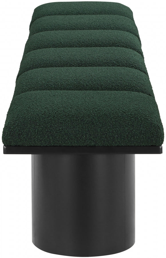 Pavilion Boucle Fabric 6pc. Modular Bench Green from Meridian - Luna Furniture