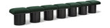 Pavilion Boucle Fabric 7pc. Modular Bench Green from Meridian - Luna Furniture