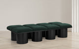 Pavilion Boucle Fabric 8pc. Modular Bench Green from Meridian - Luna Furniture