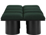 Pavilion Boucle Fabric 8pc. Modular Bench Green from Meridian - Luna Furniture