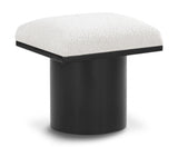 Pavilion Boucle Fabric Bench/Stool Cream from Meridian - Luna Furniture