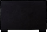 Paxton Chenille Fabric Full Bed (3 Boxes) Black from Meridian - Luna Furniture