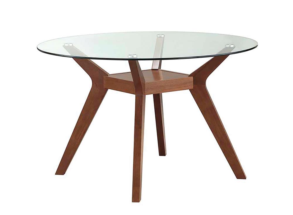 Paxton Nutmeg Dining Table Base from Coaster - Luna Furniture