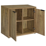 Pepita 2-door Engineered Wood Accent Cabinet with Adjustable Shelves Mango Brown - 950394 - Luna Furniture