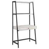 Pinckard Gray Stone Herringbone/Black 3-Piece Ladder Desk Set from Coaster - Luna Furniture