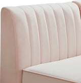 Alina Pink Velvet Modular Sofa from Meridian - Luna Furniture