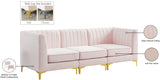 Alina Pink Velvet Modular Sofa from Meridian - Luna Furniture