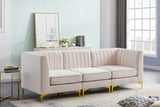 Alina Pink Velvet Modular Sofa from Meridian - Luna Furniture