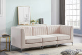 Alina Pink Velvet Modular Sofa from Meridian - Luna Furniture