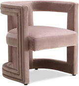 Blair Pink Velvet Dining/Accent Chair from Meridian - Luna Furniture