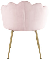 Claire Pink Velvet Accent Chair / Dining Chair from Meridian - Luna Furniture