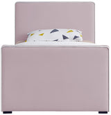 Dillard Pink Velvet Twin Bed from Meridian - Luna Furniture