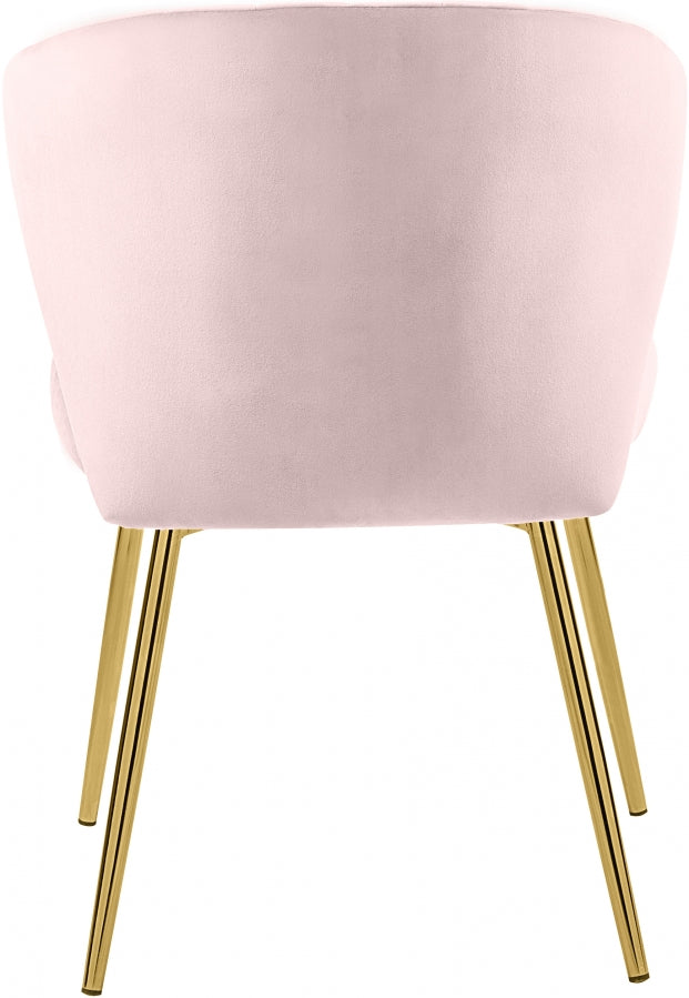 Finley Pink Velvet Chair, Set of 2 from Meridian - Luna Furniture