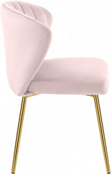 Finley Pink Velvet Chair, Set of 2 from Meridian - Luna Furniture