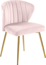 Finley Pink Velvet Chair, Set of 2 from Meridian - Luna Furniture