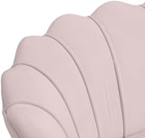 Gardenia Pink Velvet Chair from Meridian - Luna Furniture