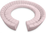 Infinity Pink Modular 12-Piece Sectional from Meridian - Luna Furniture