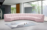 Infinity Pink Modular 6-Piece Sectional from Meridian - Luna Furniture