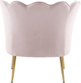 Jester Pink Velvet Accent Chair from Meridian - Luna Furniture