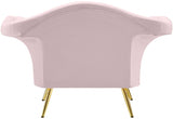 Lips Pink Velvet Chair from Meridian - Luna Furniture