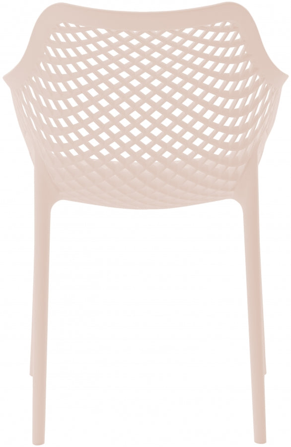 Mykonos Pink Outdoor Patio Dining Chair, Set of 4 from Meridian - Luna Furniture