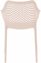 Mykonos Pink Outdoor Patio Dining Chair, Set of 4 from Meridian - Luna Furniture