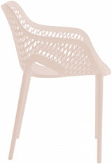 Mykonos Pink Outdoor Patio Dining Chair, Set of 4 from Meridian - Luna Furniture