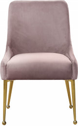 Owen Pink Velvet Dining Chair, Set of 2 from Meridian - Luna Furniture