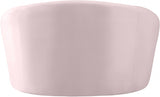 Riley Pink Velvet Chair from Meridian - Luna Furniture