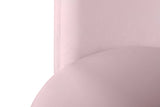 Rotunda Pink Velvet Chair from Meridian - Luna Furniture