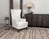 Pippin Latte Upholstered Wingback Accent Chair from Coaster - Luna Furniture