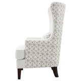 Pippin Latte Upholstered Wingback Accent Chair from Coaster - Luna Furniture