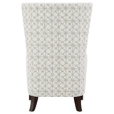 Pippin Latte Upholstered Wingback Accent Chair from Coaster - Luna Furniture