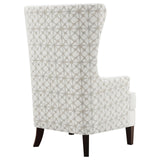 Pippin Latte Upholstered Wingback Accent Chair from Coaster - Luna Furniture