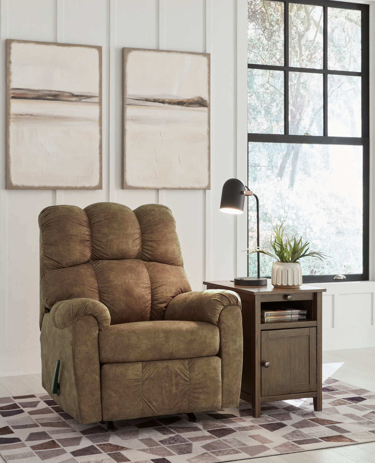 Potrol Brindle Recliner from Ashley - Luna Furniture