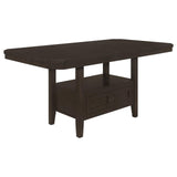 Prentiss Extendable Rectangular Counter Height Table with Butterfly Leaf Cappuccino - 193108 - Luna Furniture