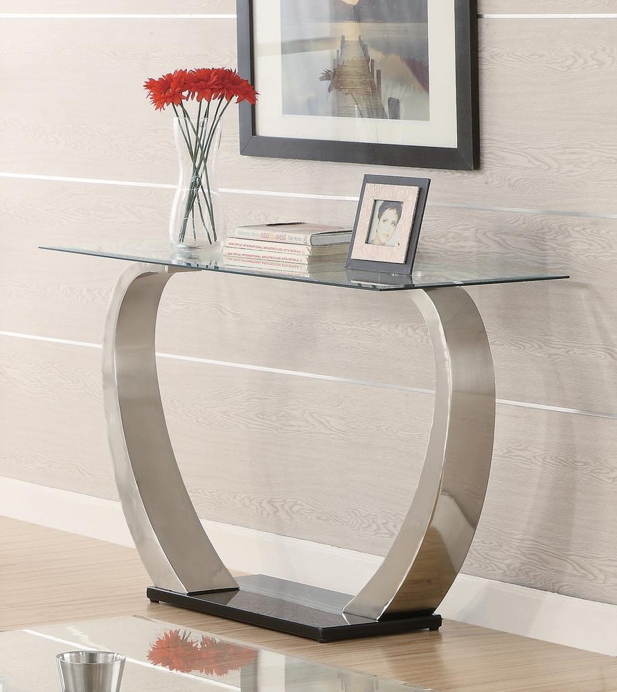 Pruitt Rectangular Sofa Table Satin from Coaster - Luna Furniture